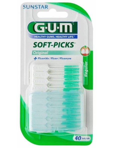Gum Soft Picks Interdental Desechables, 40 Uds