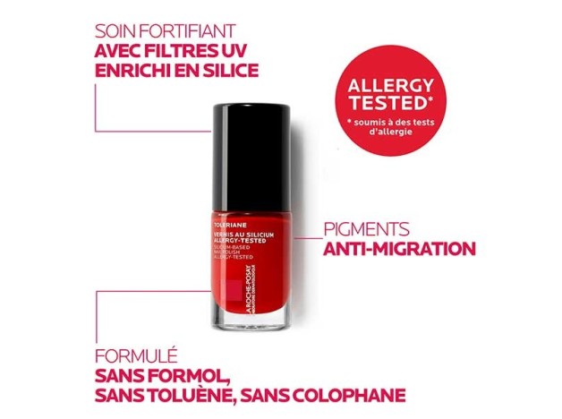 La Roche Posay Toleriane Silicium 24 Uñas Rojo