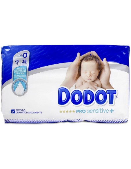 Dodot Prosensitive Talla 0 %3C3 Kg 38 Unidades
