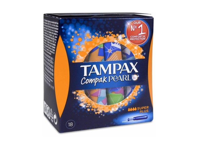 Tampax Pearl Compak Tampones Super Plus 16Uds