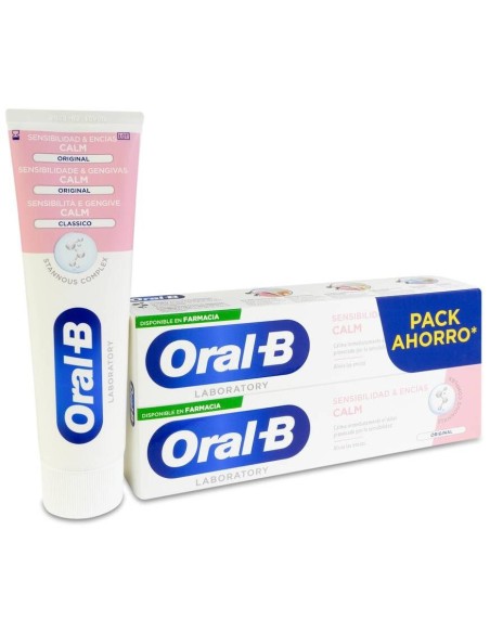 Oral-B Dentífrico Calm Sensibilidad Y Encías, 2 Uds