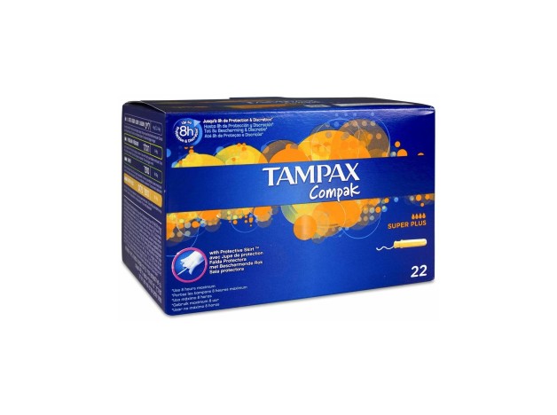 Tampax Compak Super Plus, 22 Uds