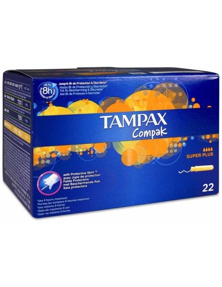 Tampax Compak Super Plus, 22 Uds