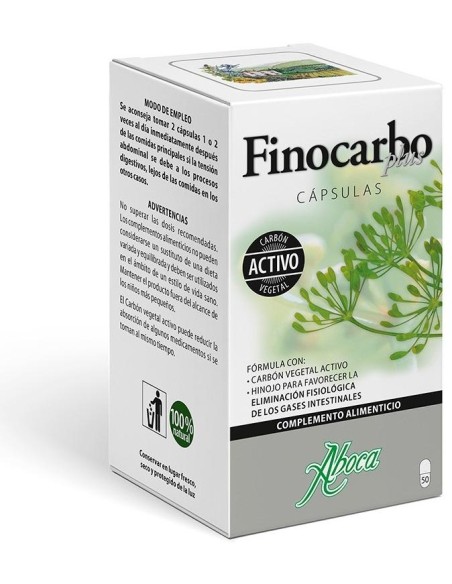 Aboca Finocarbo Plus Hinojo 500 Mg, 50 Cápsulas