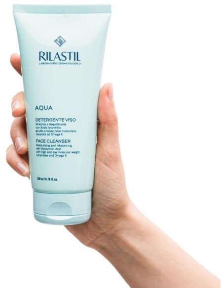 Rilastil Aqua Limpiador Facial Gel Hidratante Reequilibrante 200Ml