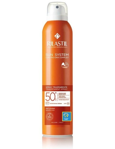 Rilastil Sun System Spray Transparente Spf50+, 200 Ml