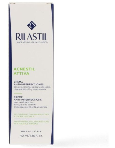Rilastil Acnestil Attiva Crema Antiimperfecciones, 40 Ml