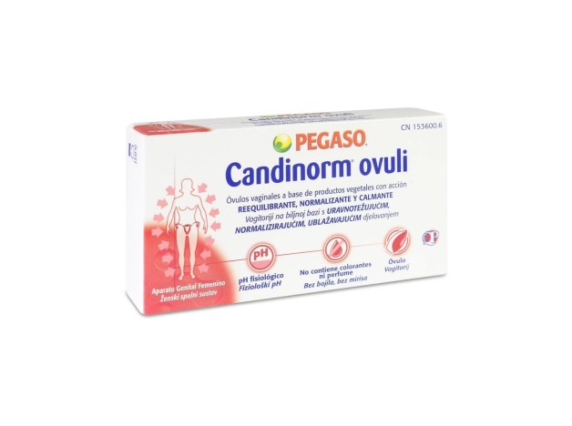 Pegaso Candinorm Óvulos Vaginales, 10 Unidades