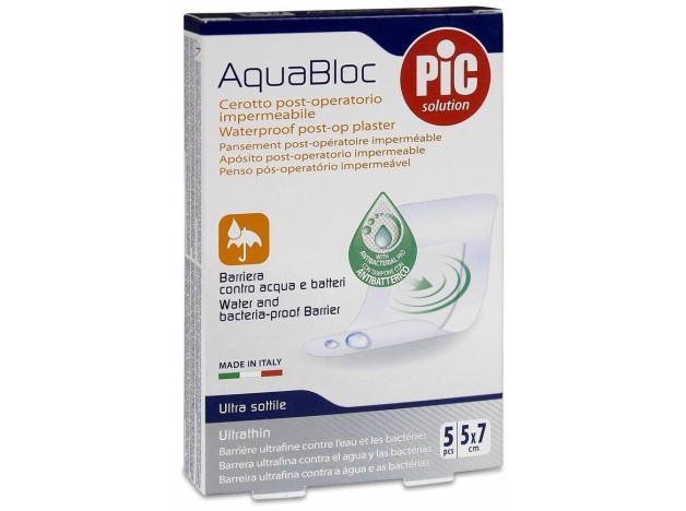 Pic Solution Aquabloc Antibact Esteril 5X7 Cm 5...