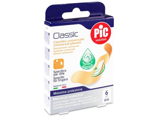 Pic Apos Adh Classic Antibact Dedos 50X70 Mm 6 Uds