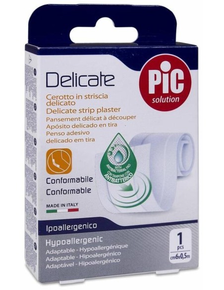 Pic Solution Apósitos Delicate Blanco 6 Cm X 0,5 M, 1 Ud