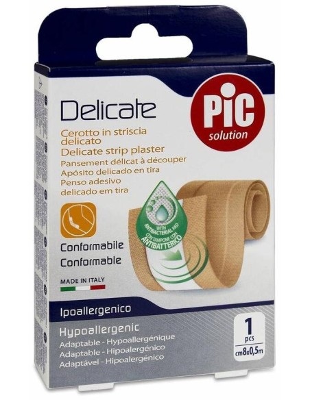 Pic Solution Apósitos Delicate Piel 8 Cm X 0,5 M, 1 Ud