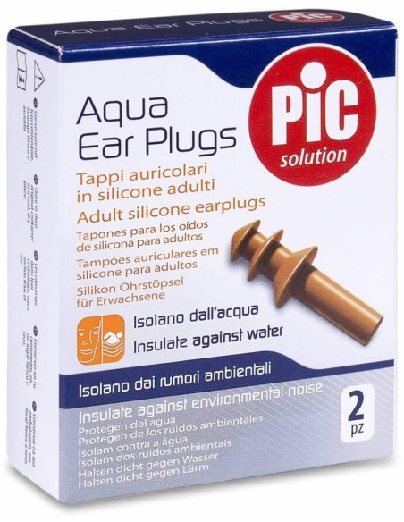 Pic Solution Aqua Ear Plugs Tapones De Silicona 2Uds