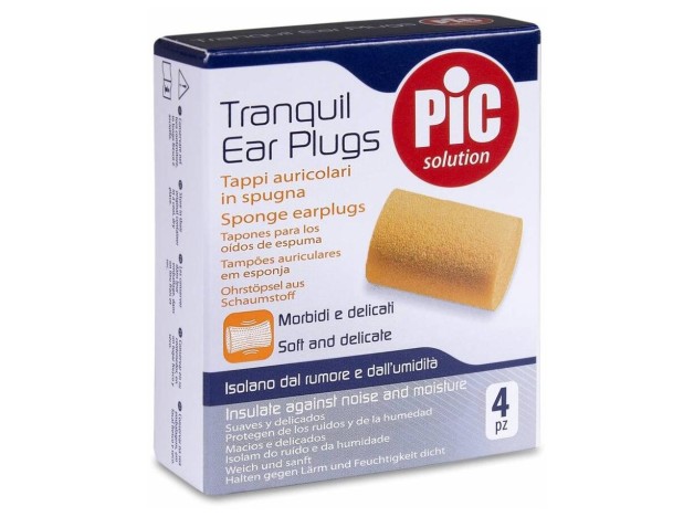 Pic Solution Tapones Oídos Espuma, 4 Uds
