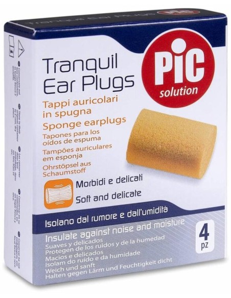 Pic Solution Tapones Oídos Espuma, 4 Uds