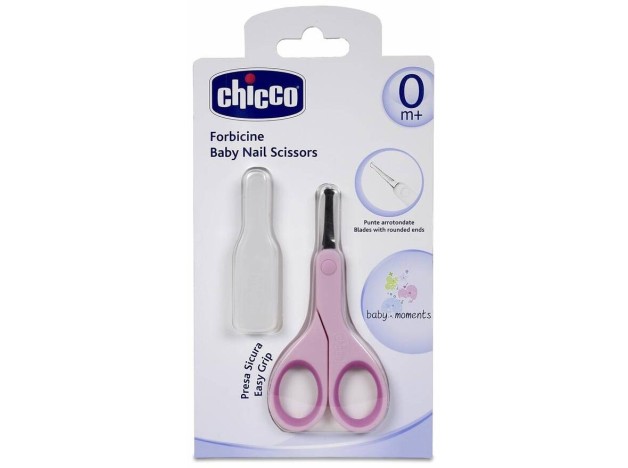 Chicco Tijeras De Seguridad Color Rosa, 1 Ud