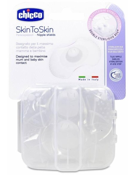 Protegepezon Silicona Chicco Skintoskin 2 U T- M/L 2 U