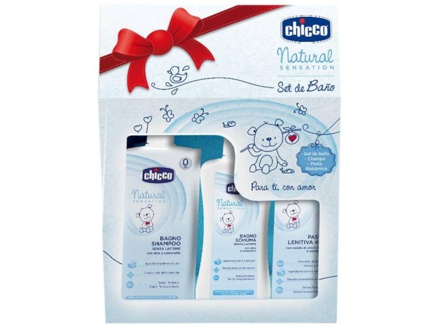 Chicco Set De Baño Sensation 3 Productos, 1 Unidad