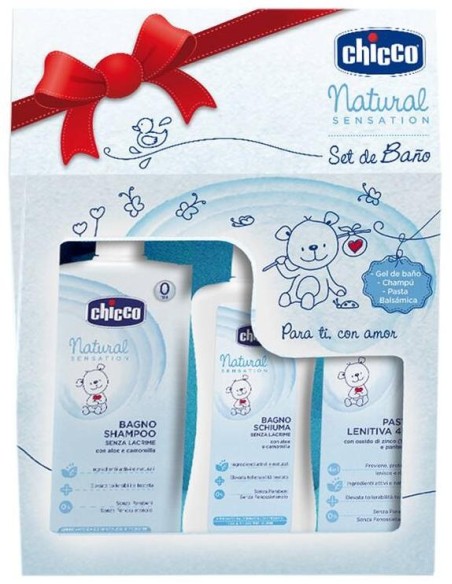 Chicco Set De Baño Sensation 3 Productos, 1 Unidad