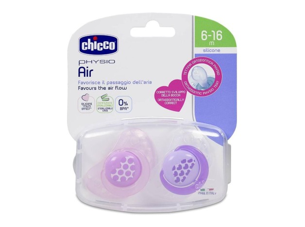 Chicco Chupete Silicona Physioforma Aire 6-12 M...