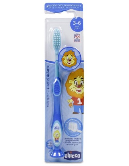 Chicco Cepillo De Dientes Azul +3 Años, 1 Ud
