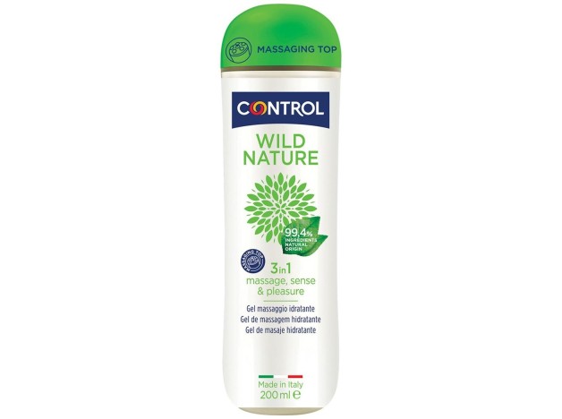 Control Gel De Masaje 3 En 1 Wild Nature, 200 Ml