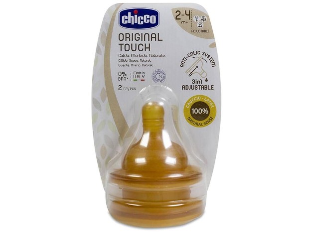 Chicco Original Touch Látex Tetina Regulable A...