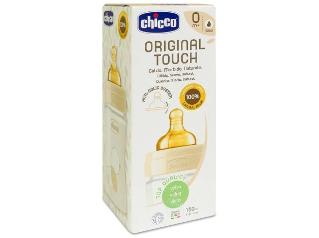 Chicco Biberon Original Touch 150Ml 0Meses Cristal