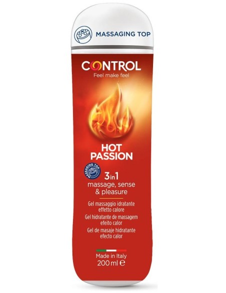 Control Hot Passion Gel Masaje 3 En 1 200Ml
