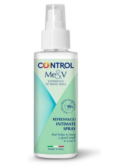 Control Me %26 V Refresh %26 Go Spray Íntimo, 100 Ml