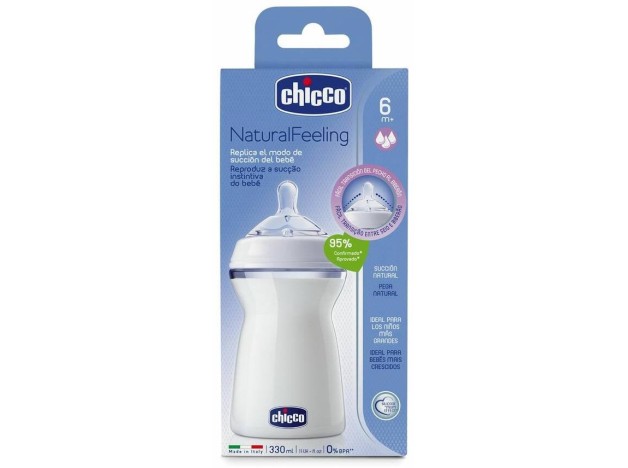 Chicco® Step Up 3 Biberón Tetina Silicona Boca...