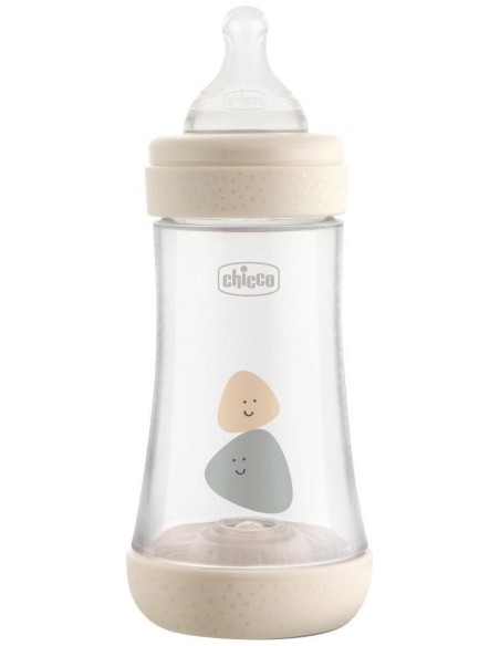 Perfect Biberón Tetina De Silicona Neutro 2M+ 240Ml