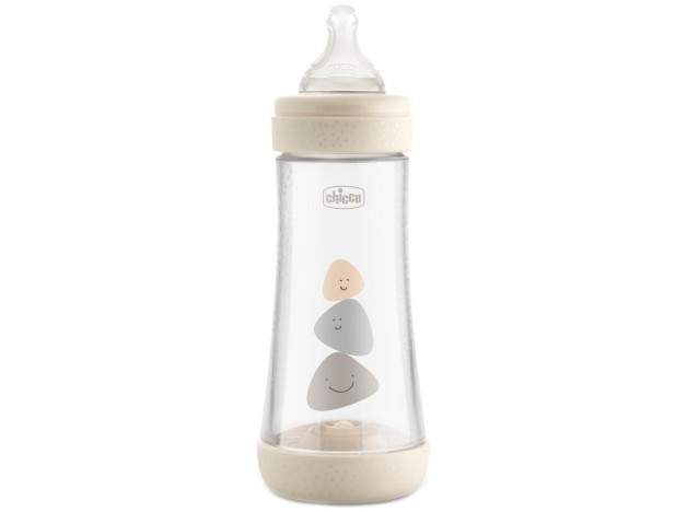 Chicco Perfect 5 Biberón Silicona Blanco +4M,...