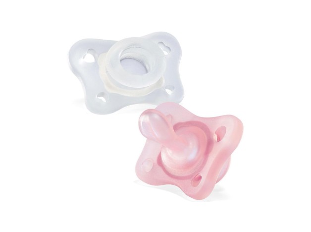 Chicco Set De Dos Chupetes Minisoft 0-2 Meses ,...