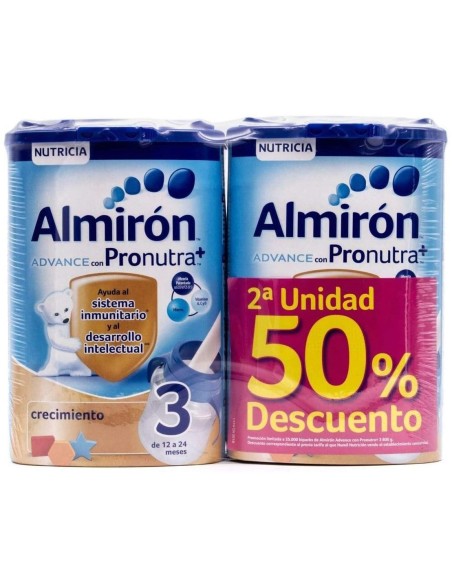 Almirón Advance 3 Leche De Crecimiento 2X800Gr
