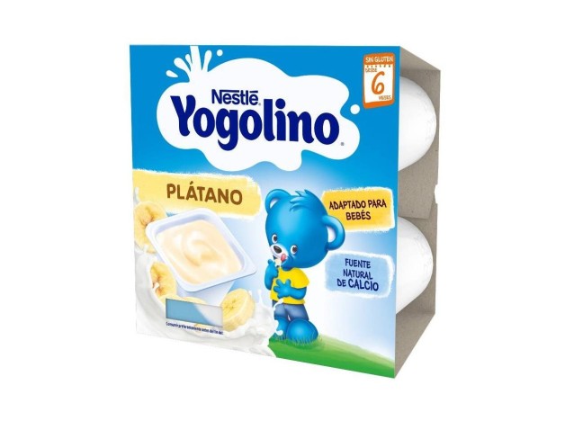 Nestlé Postre Lácteo Plátano 4Uds
