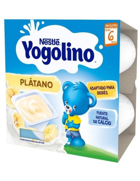 Nestlé Postre Lácteo Plátano 4Uds