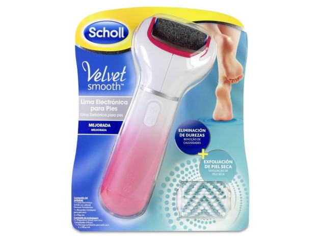 Scholl Velvet Lima Electrónica Exfoliante Para...