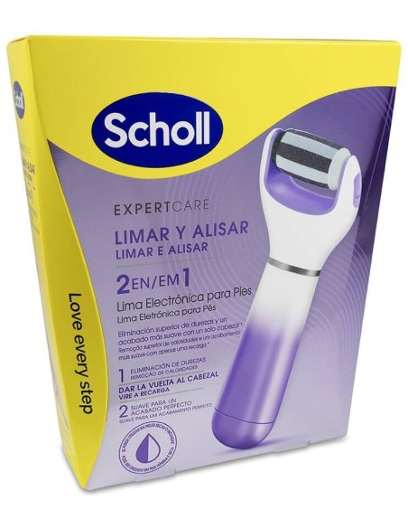 Scholl Velvet Lima Electrónica Exfoliante Para Pies, 1 Unidad