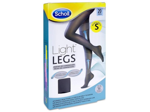 Scholl Medias De Compresión Ligera 20 Den Negro...
