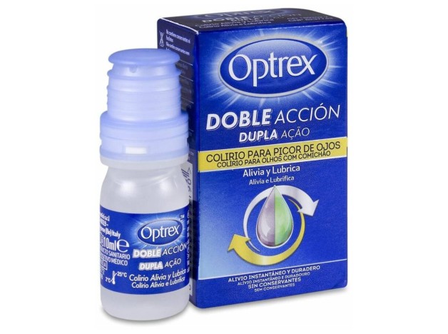 Optrex Doble Acción Picor Ojos Multidosis, 10 Ml