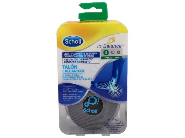 Scholl Plantilla Talon-Tobillo T/S 37-39.5 2 Un