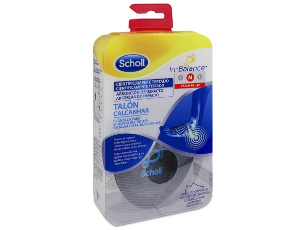 Scholl Plantilla Talon-Tobillo T/M 40-42 2 Un