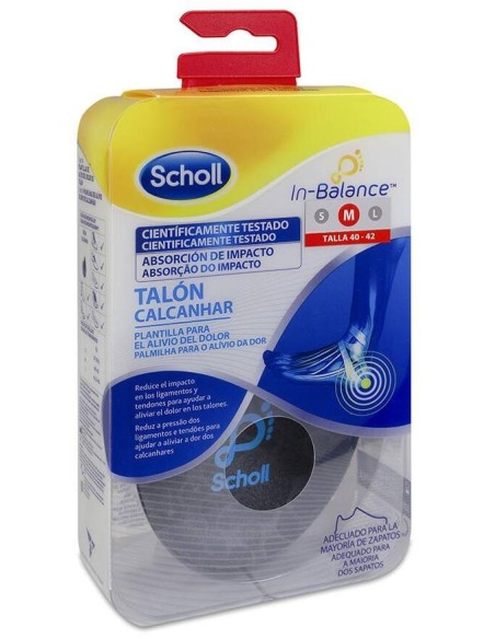 Scholl Plantilla Talon-Tobillo T/M 40-42 2 Un
