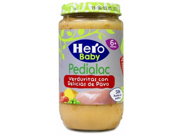Hero Baby Pedialac Verduras Tiernas Con Pavo,...