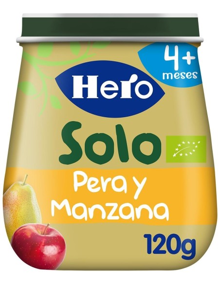 Hero Baby Solo Pera Y Manzana, 120 G