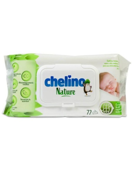 Chelino Nature Toallitas Infantiles, 72 Unidades