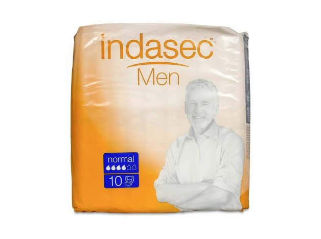 Indasec Men Absorción Normal, 10 Uds