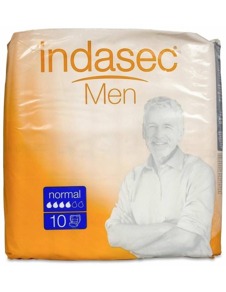 Indasec Men Absorción Normal, 10 Uds