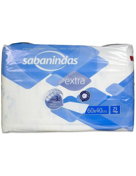 Sabanindas Extra 60 Cm X 40 Cm, 25 Uds